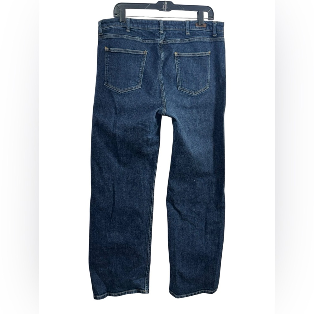 Boden Women’s Jeans Size 14 Long | Straight Leg Mid-Rise Dark Wash - Picture 2 of 8